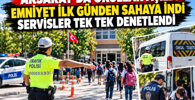 Aksaray’da Okul Alarmı! Emniyet İlk Günden Sahaya İndi